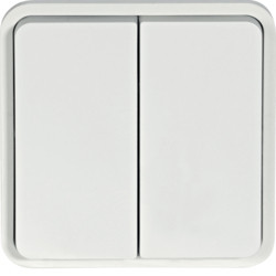 WNA040B - cubyko - Comutador escada duplo, branco HAGER EAN:3250617175401