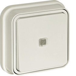 WNE023B - cubyko e - Bot.simples aviso/sinalz, brc HAGER EAN:3250617173230
