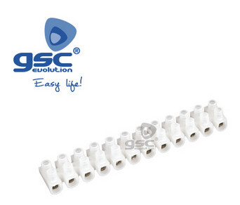 001000519 - Pacote 10 Tiras de Conexão 4 mm2 - Branco 8436021945198