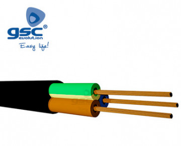 003902932 - Mangueira flexível VV-K do rolo 100M (3x1,5 mm) preta 8429642012600