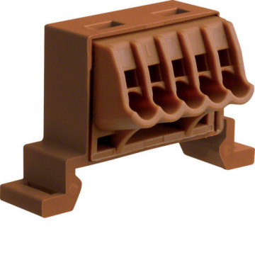 01 - VZ456P - 3250616669376 Jogo 10 term. fase p/calha DIN 5x4mm² HAGER