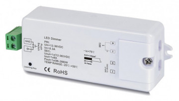 211218.196 - Controlador DIM 12-36Vdc 1x96W (12dc) Push DIM/RF - Quant. fornecida = 1 un