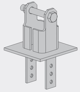 3088 -8424450136669 TELEVES - Base Basculante Chumbar Torre 360 Zinco+RPR