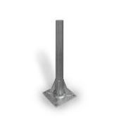 7576 -8424450075760 TELEVES - Suporte "T" Zinco+RPR Solo Dimensões: 750x200mm (Ø 60 x 2,9mm)