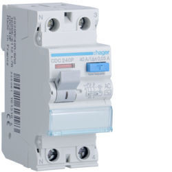 CDC240P - Inter. dif. 2P 40A 30 mA tipo AC 2 M HAGER