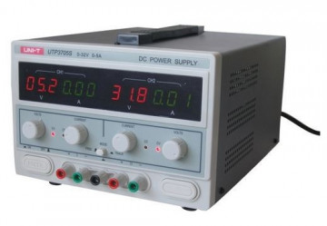 Fonte Alimentação Reg. 2x 0~32V 0~5A c/ Dup. Display - UNI-T