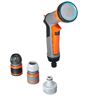 GARDENA 18299-34 KIT DE REGA COMPLETO PARA LIGAÇÃO RÁPIDA DE TORNEIRAS E MANGUEIRAS