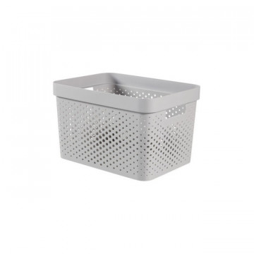KETER CURVER 245679 Cesta Infinity Recycled 11L Gris escuro P(cm)36 A(cm)27 L(cm)14