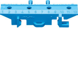 KZ012 - Base azul p/barramento HAGER EAN:3250613960124