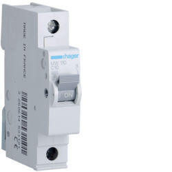 MW110 - Disjuntor 1P 10A C 3kA 1 M HAGER