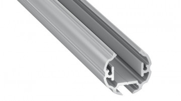 PFA1231 - Perfil alum. Linha Basic Ø25x2000mm Anodizado COSMO - Quant. fornecida = 1 un