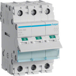 SBN390 - Interruptor Modular 3P 100A HAGER EAN:3250615510303