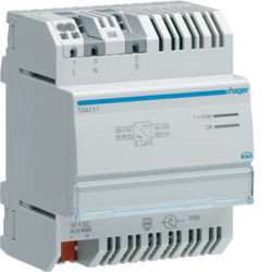 TXA111 - Fonte alimentação KNX 320mA HAGER EAN:3250616049451