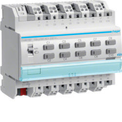 TYA610D - Actuador bin/est 10 canais 16A Cap KNX-S HAGER EAN:3250616059757