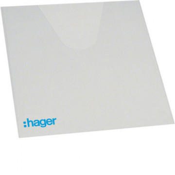 VZ407 - Porta esquemas p/caixa volta HAGER EAN:3250616664074