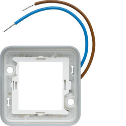WNA695 - cubyko - Aro luminoso branco, 230V HAGER EAN:3250617176958