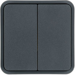 WNT944 - Tecla 2x Cubyko KNX, cinza HAGER EAN:3250617178808