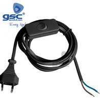 001100237 - Conexão de cabo plano + Int. (2x0,75mm) 1,5M Preto 8436021942371