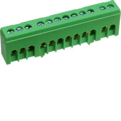 01 - KM12EF - 3250616002968 Barr. isolado parafuso terra 12x16mm² HAGER