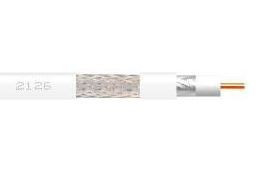 212601 -8424450137567 TELEVES - Cabo Coaxial T-100 PVC ITED Eca Class A 16VAtC Ø 1,13/4,8/6,6mm Branco