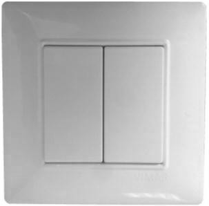 2213226.2BR - Comando Parede 2 botoes Branco S/Pilha CASAMBI - Quant. fornecida = 1 un