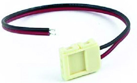 225219.1 - Ligador IP20 c/ 2 fios para fita led 10mm - Quant. fornecida = 1 un