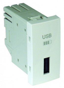 45383 SMF - CARREGADOR USB TIPO A - 1 MÓD MARFIM EFAPEL 5603011624170