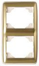 70922 TAO - ESPELHO DUPLO VERTICAL ANTRACITE/OURO EFAPEL 5603011047146
