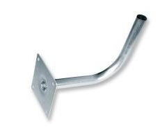 7349 -8424450073490 TELEVES - Suporte "L" Zinco+RPR Parede Médio Dimensões: 380x350mm (Ø 45 x 1,5mm)