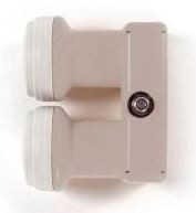 7611 -8424450076118 TELEVES - LNB Monobloco Astra/Hot Bird 800 OFFSET G.57dB Cinza