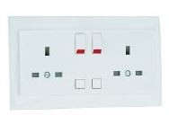 90344 CGE - TOMADA DUPLA INGLESA C/INTERRUPTOR GELO EFAPEL 5603011575557