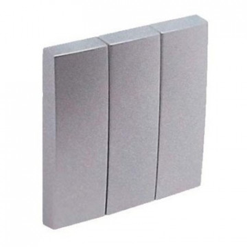 90661 TAL - TECLA TRIPLA ALUMINA EFAPEL 5603011070724