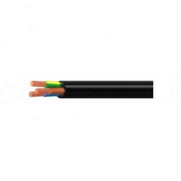 Cabo H05VV-F 3 G 1,5 (FVV) preto PREÇO POR METRO