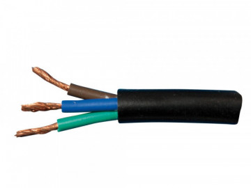 Cabo H05VV-F3G2,5 (FVV) preto PREÇO POR METRO