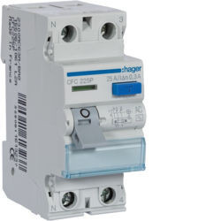 CFC225P - Inter. dif. 2P 25A 300 mA tipo AC 2 M HAGER