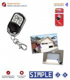 Comando Garagem 4 Canais 433,92Mhz - SUPERIOR Simple