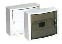 CX. QUADRO 12/14 MOD. EXTERIOR COM PORTA TRANSPARENTE