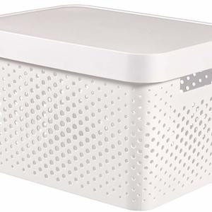KETER CURVER 245677 Cesta Infinity Recycled 11L branco P(cm)36 A(cm)27 L(cm)14