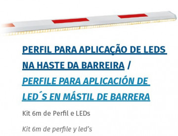 MOTORLINE PERFIL PARA LEDS Acessórios para barreiras