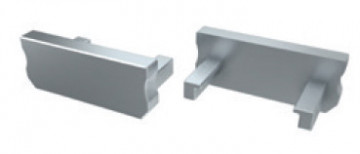 TP1191 - Topo Plastic. Silver P/Perfil TIPO D - Quant. fornecida = 1 un
