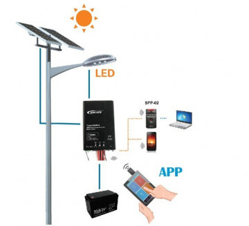 TRACER2610EPLI Regulador de Carga MPPT EPLI Series c/ LED DRIVER (DIMMABLE) EP SOLAR