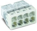 WAGO - Ligador compacto | 0 0,5 a 2,5mm° | branco / transparente | 8 condutores | ref. 2273-208
