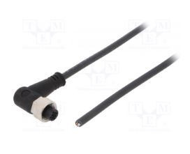 Weidmuller Cabo SAIL-M12BW-4-5.0U M12, 4 pólos, conector fêmea a 90º, pontas livres PUR 9457740500
