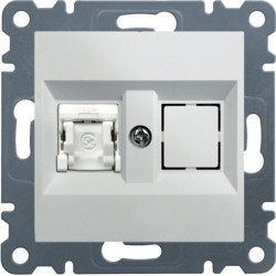 WL2150 - lumina 2 RJ45 Cat.6 UTP simples, branco HAGER EAN:8694407001146