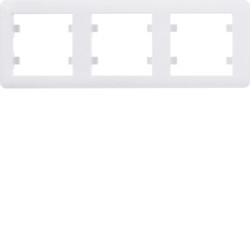 WL5230 - lumina 2 Quadro x3 horizontal, branco HAGER EAN:8694407000095
