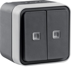 WNC041 - cubyko s - Comut.esc.duplo c/sinalz, cnz HAGER EAN:3250617170413