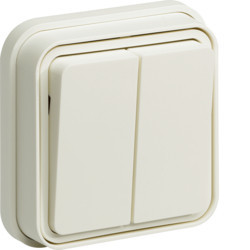 WNE040B - cubyko e - Comutador escada duplo, branc HAGER EAN:3250617173407