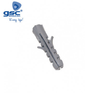 000301306 - Saco de 100 plugues de expansão de nylon cinza 8 mm 8433373013063