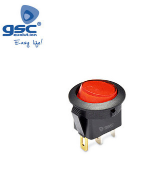 001105503 - 5u bolsa SPST ON / OFF interruptor com luz 6A-10 (4) A 8433373055032