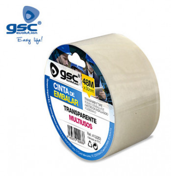 004102263 - Fita de embalagem transparente 50mm 48M 8433373022638